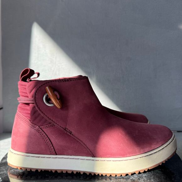 L.L.Bean Mountainside Toggle
Boots Red Nubuck Leather Women’s Size 7 US - Picture 3 of 8